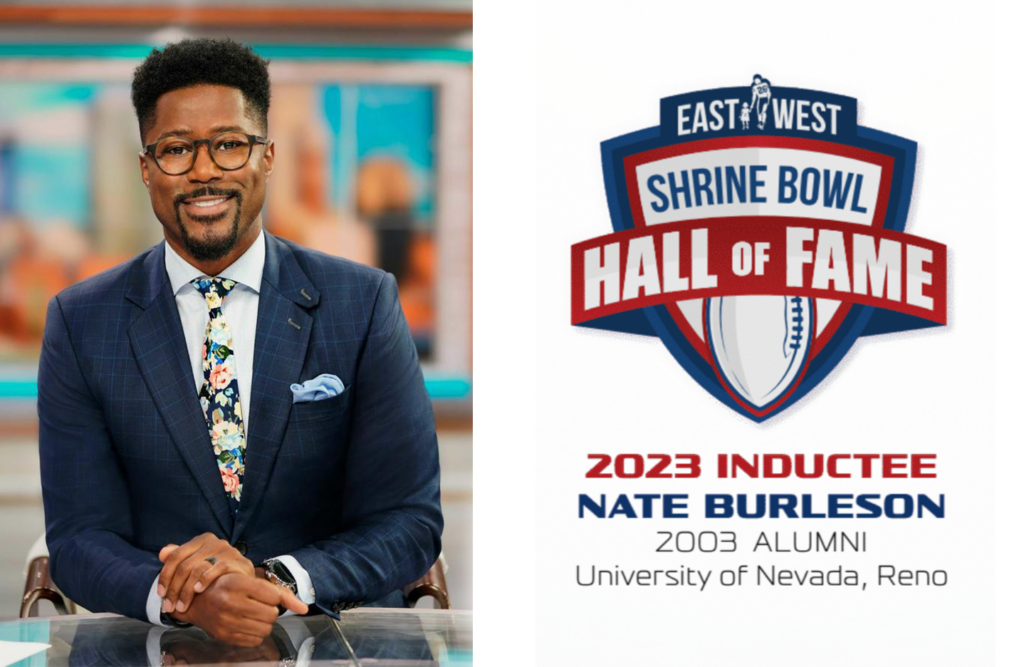 Nate Burleson, Co-Host of CBS Mornings and The NFL Today, Inducted Into  East-West Shrine Bowl Hall of Fame – East West Shrine Bowl